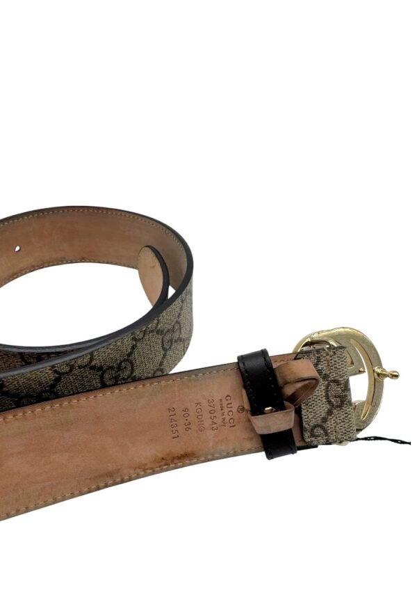 GUCCI - INTERLOCKING EBANO BELT - Image 4